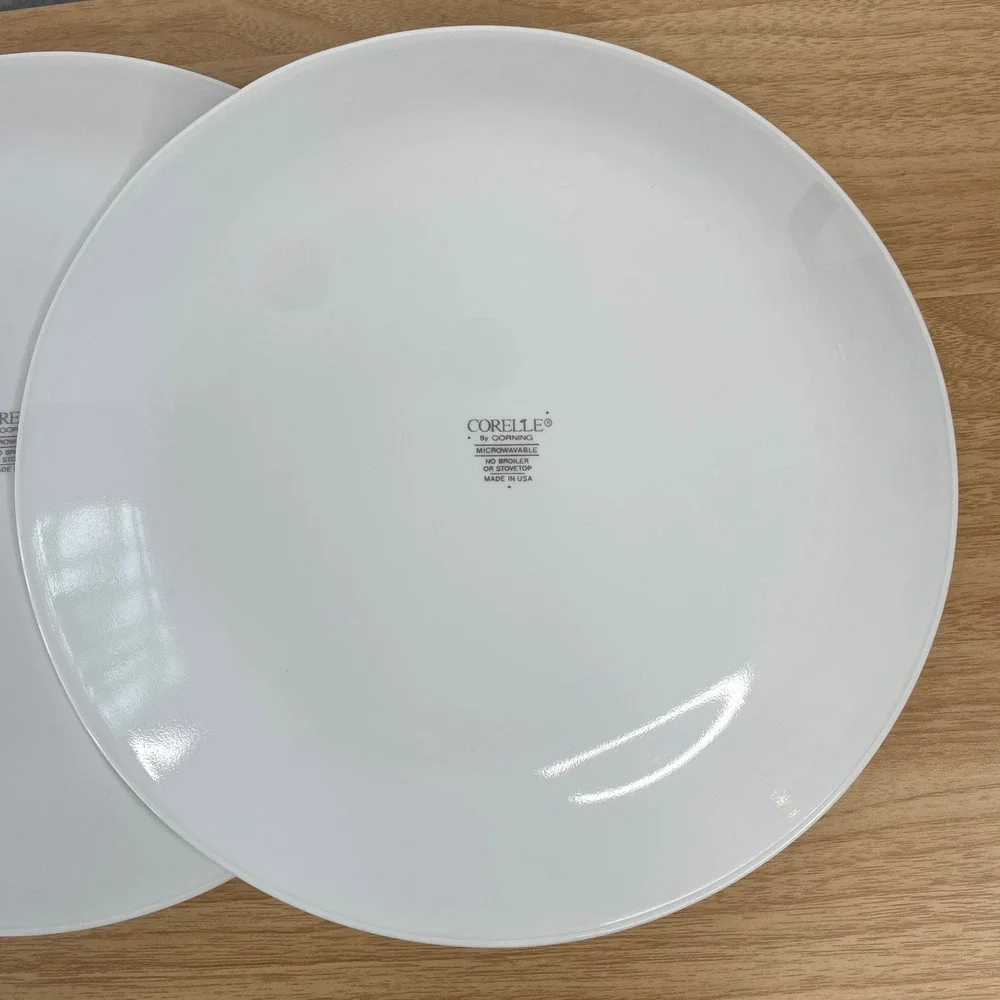 Corelle Rosemarie Tulip Dinner Plates Set of 4 Pink Tulip Floral 10-1/4 Inch